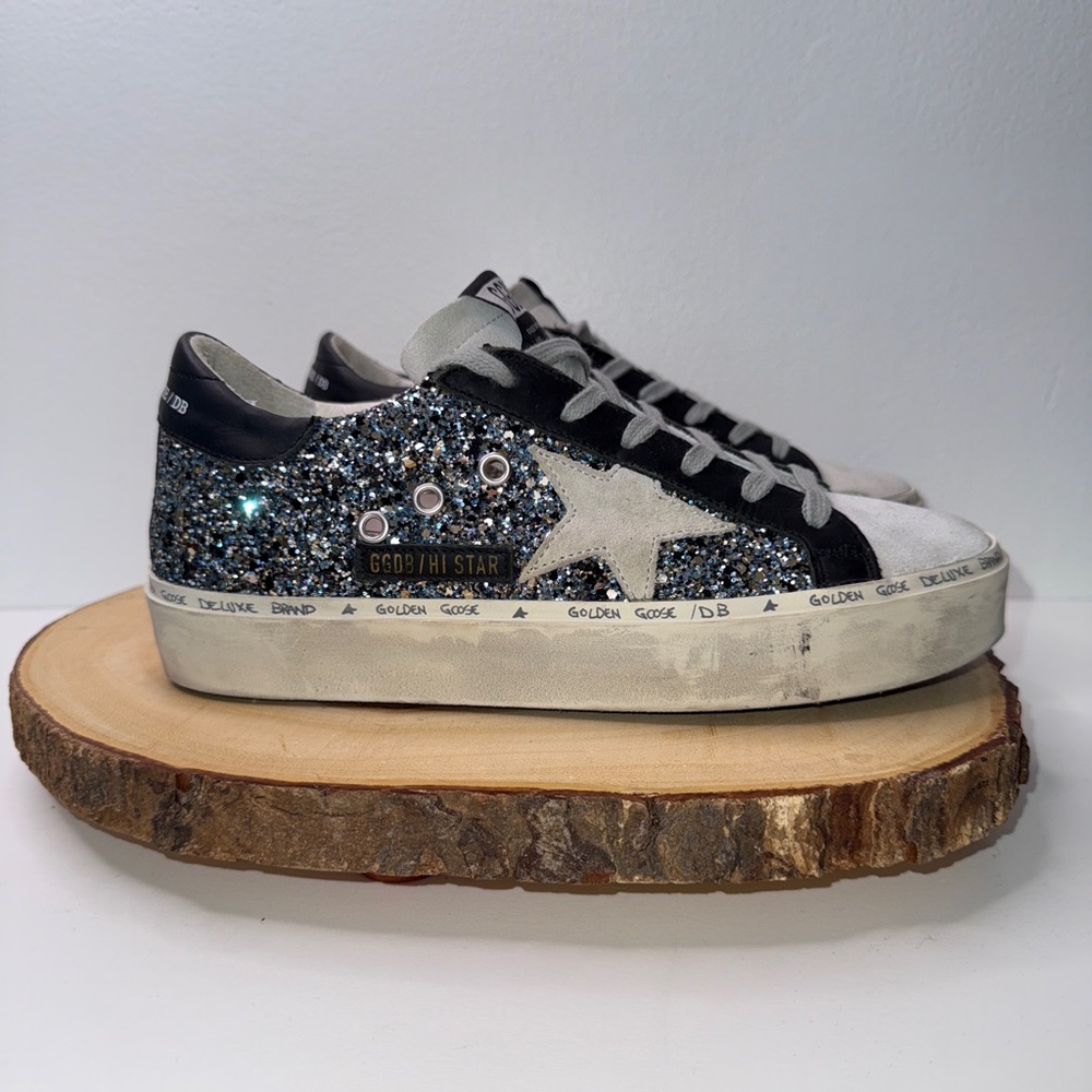 Golden Goose hi-Star glitter sneakers Size 38